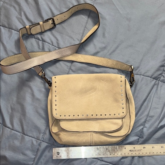 Rebecca Minkoff Handbags - Rebecca Minkoff Grey Studded Crossbody Bag